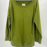 Merona  long sleeve pullover shirt, sweatshirt with‎ pockets and drawstring ties. Photo 0