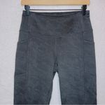 Mondetta  Black High Waisted Performance Luxury Side Pocket Ankle Length Leggings Photo 1