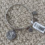 ALEX AND ANI NEW Script Path of Life Silver Bracelet First Release A13EB07RS NWT Photo 0