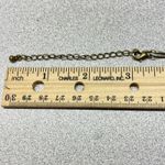 Vintage Etched Heart Engraved Locket Link Necklace Photo Pendant Keepsake Gold Photo 7