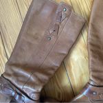 BX by Bronx Emma Knee High Camel Brown Leather Heeled Boots 8.5 Photo 2