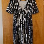 Trina Turk Dress Black White Abstract Print 2 NWT Photo 9