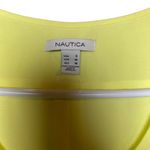 Nautica Womens Sleeveless Top Button Up Yellow Size S Lightweight Vacation Photo 1
