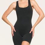 SKIMS Black Outdoor Mid Thigh Onesie S Photo 0