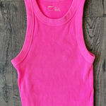 Aerie  Hot Pink Ribbed Crop Top- Size XS Photo 0