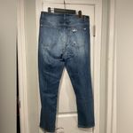 Judy Blue  Size 16W Boyfriend Fit Distressed Straight Leg Medium Wash Denim Jeans Photo 2