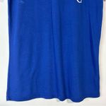 MLB Women’s Kansas City Royals Short Sleeve V Neck Shirt Blue Size Medium FLAW Photo 2