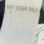 Vintage 90s Linen Mini Sheath Dress Short Sleeve Square Neck Black Womens XS Photo 6