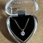 Swavorski Swarovski Gold Necklace with Sparkling Crystal Photo 0