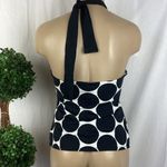 La Blanca  Black & White Polka Dot Print Tankini Swim Bathing Suit Top 8 Photo 2