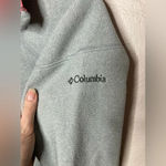 Columbia  Half Zip Fleece Pullover Gray/Pink Size Medium Photo 2