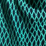 Susan Lawrence M Teal Women’s Sleeveless V Neckline Faux Wrap Geometric Maxi Stretchy Formal Dress Photo 5