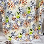 RARE Desinger Silvia Hillman Abstract Silk Beaded Top Limited Release EUC Size 6 Yellow Photo 2