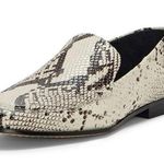 Vince Camuto NWOT Jeydeya snakeskin round toe loafer slip on shoes 6.5 Photo 0
