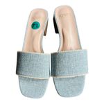 Jones New York  Blue Denim Mules 7.5 Photo 1