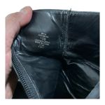 Lauren Ralph Lauren Myla Black Leather Ankle Boots Size 10B Heels Ankle Zip Photo 14