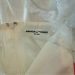 Amanda Uprichard NWT  Lalita White Mini Dress with Sheer Sleeves Photo 4