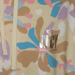 Juicy Couture  Firework Floral Pebble Pastel Pullover Sweatshirt Hoodie Size M Photo 5