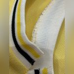 Vintage 60s Queen Casual Yellow Bee High Neck Mesh Athletic Midi Dress Photo 8