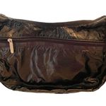 LeSportsac  Black Patent Classic Hobo Crossbody Bag Zipper Closure Big Pocketbook Photo 4