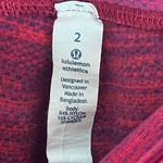 Lululemon Bumble Berry Flaming Tomato Wunder Under Crop ll Diamond Jacquard Space Dye Photo 7