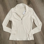Abercrombie & Fitch Abercrombie Ribbed Long Sleeve Top Photo 0