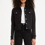 New with tags Levi HYBRID ORIGINAL TRUCKER JACKET Black Size XS Photo 0