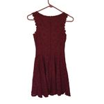 City Studio Size 1 Burgundy Lace Evening Dress Sleeveless Romantic Date Night Red Photo 1