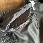 Niteline Della Roufogali Black Elegant Beaded 1 Top Hook Closure SZ L Size L Photo 7