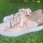 Keds Women’s Triple Kick Satin Rose Gold Pink Sneakers Shoes size 8 - 8.5 Photo 0