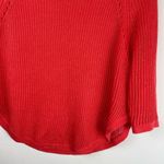 Eileen Fisher 100% Linen Coral Open Knit Too Sweater Sz Small Lagenlook Photo 5