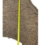 Umgee Brown Fuzzy Teddy Bear Sherpa Fleece Hoodie Sweatshirt Women's Casual Comfort Photo 7