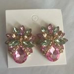 Earrings jewelry Multicolored Shiny Rhinestone accessories for women NEW Green Photo 1
