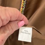 NWOT Tribal embroidery maxi dress throw a little crochet cardigan for the fall Brown Size undefined Photo 6