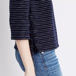 Madewell • Navy Stripe Side Lace-Up Tie Top Photo 35
