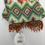 Autumn Adeigbo Beaded Soraya Bra Crop Top Womens Size 0 New Green Photo 3