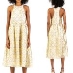 Baum Und Pferdgarten Adeva Midi Dress Pastel Yellow Size 6 NWT Photo 1