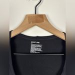 Helmut Lang  Black Scoop Neck Bodycon Long Sleeves Basic Stapple Sz XS Photo 3