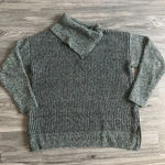 Leo & Nicole  Pullover‎ Cowl Neck Knit Sweater Green Size Large Cotton Wool Blend Photo 0