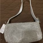 ALDO  Purse Bling Sliver Rhinestone Photo 0