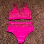 Womens Size 0XL Pink Bikini Lined Bottom Front & Lined Breast with Pads NWT Pink Photo 5
