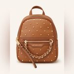 Michael Kors  Elliot Messenger Leather Backpack with Rivets, New w/Tag $298 Photo 3