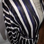 Wilfred ‎ Aritzia Womens Navy White Striped Durante Robe XS Photo 2