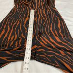 Charming Charlie Black & Brown Tiger Jumpsuit Photo 1