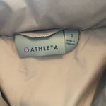 Athleta  Responsible Down Gray Jacket Pebble Puffer Quilted Coat Size Small Photo 11
