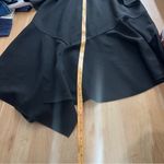 Lafayette 148 New York Black Long Sleeve Twist Front Handkerchief Hem Dress 16W Photo 15