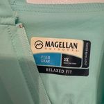Magellan outdoors Magellan Fish Gear Women's 2X Jacket Windbreaker Mint Green Zip Up W/ Hood. Photo 2