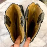 Corral Crater Sequin Inlay Cowboy Boots Snip Toe Western Black Gray 9.5 EUC Photo 4