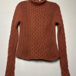 NakedCashmere Cable Knit Cashmere Chunky Knit Sweater Brown Women’s Size XS Photo 0