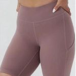 Outdoor Voices NWT Zoom 8" Biker Shorts in Deep Taupe Photo 9